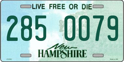 NH license plate 2850079