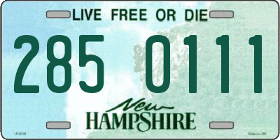NH license plate 2850111