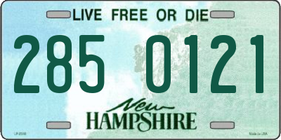 NH license plate 2850121
