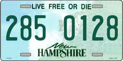 NH license plate 2850128