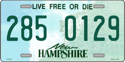 NH license plate 2850129