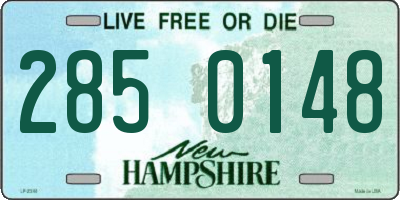NH license plate 2850148