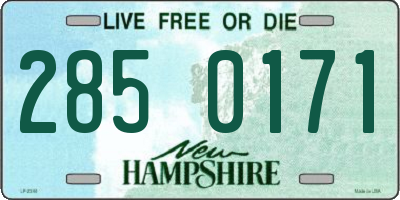 NH license plate 2850171