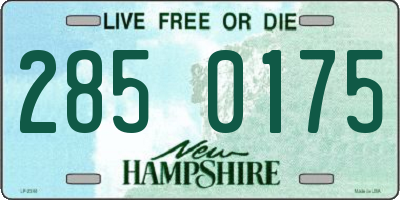 NH license plate 2850175