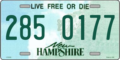 NH license plate 2850177