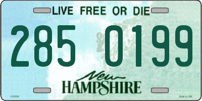 NH license plate 2850199