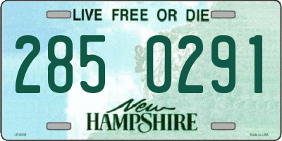 NH license plate 2850291