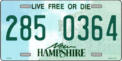 NH license plate 2850364