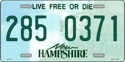 NH license plate 2850371