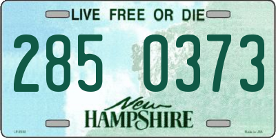 NH license plate 2850373