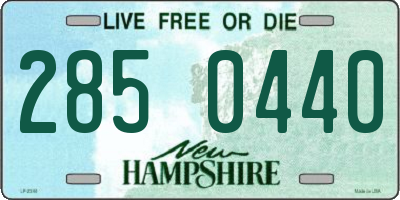 NH license plate 2850440