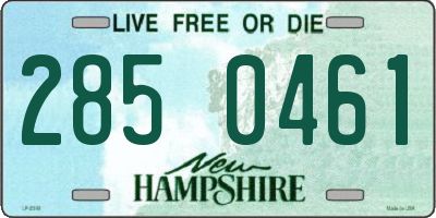NH license plate 2850461