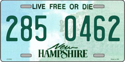 NH license plate 2850462