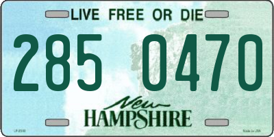 NH license plate 2850470