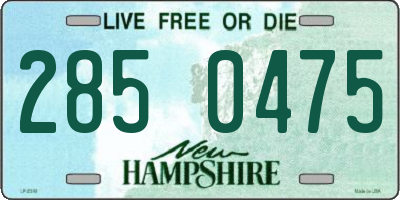 NH license plate 2850475