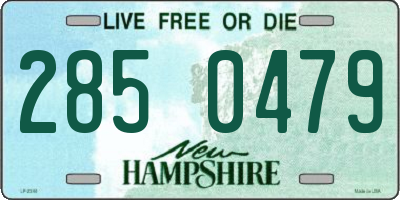 NH license plate 2850479