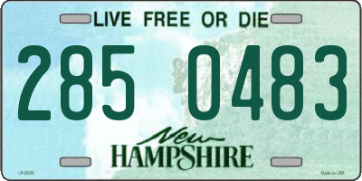 NH license plate 2850483