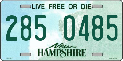 NH license plate 2850485