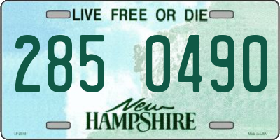 NH license plate 2850490