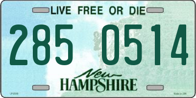 NH license plate 2850514