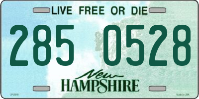 NH license plate 2850528
