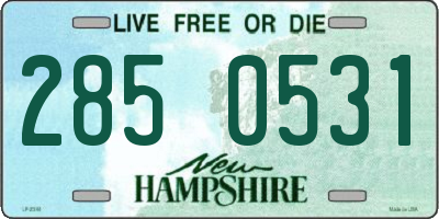 NH license plate 2850531