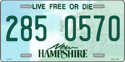 NH license plate 2850570