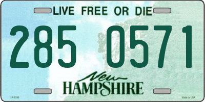 NH license plate 2850571