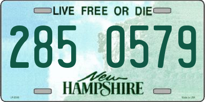 NH license plate 2850579