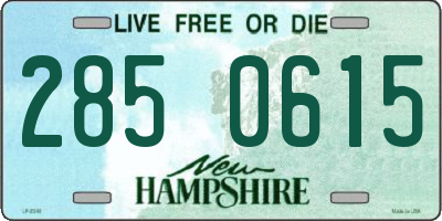 NH license plate 2850615