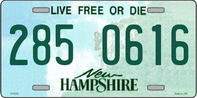 NH license plate 2850616