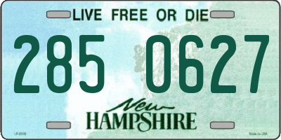 NH license plate 2850627