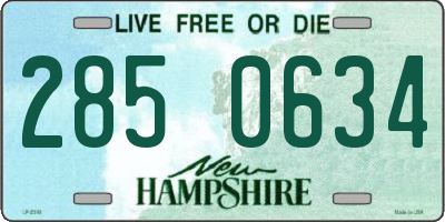 NH license plate 2850634