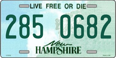NH license plate 2850682