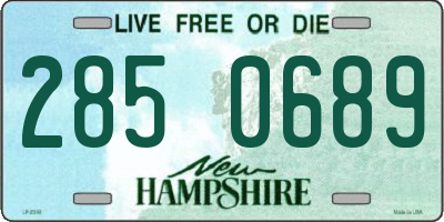NH license plate 2850689