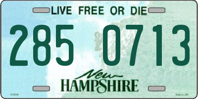 NH license plate 2850713