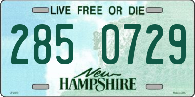 NH license plate 2850729