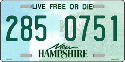 NH license plate 2850751