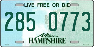 NH license plate 2850773