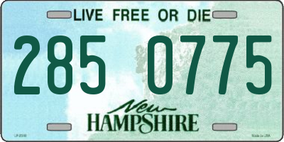 NH license plate 2850775