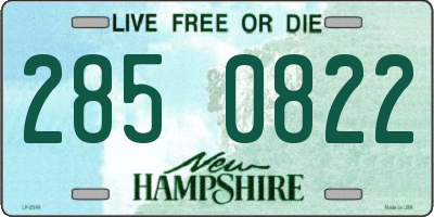 NH license plate 2850822