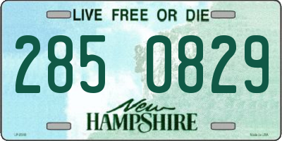NH license plate 2850829