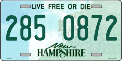 NH license plate 2850872
