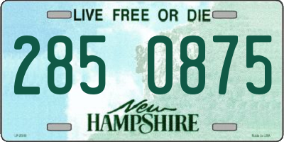 NH license plate 2850875