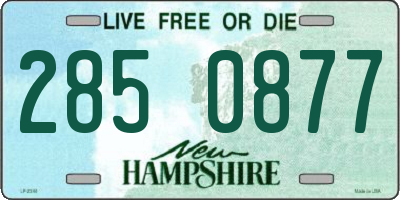 NH license plate 2850877