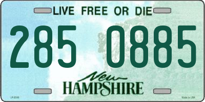 NH license plate 2850885