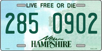 NH license plate 2850902