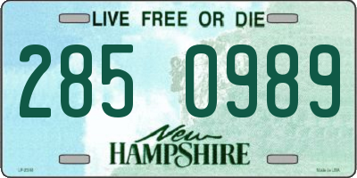 NH license plate 2850989