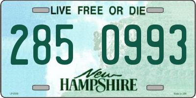 NH license plate 2850993