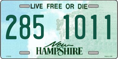 NH license plate 2851011